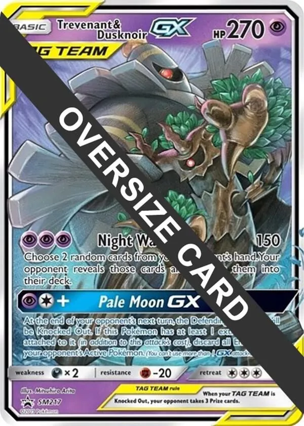 Trevenant & Dusknoir GX — Jumbo Cards — Pokemon