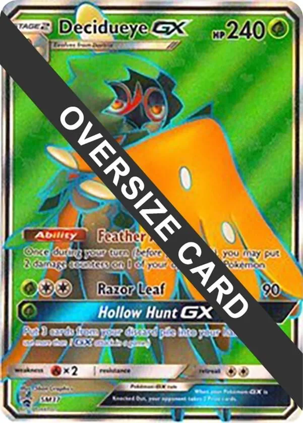 Decidueye GX — Jumbo Cards — Pokemon