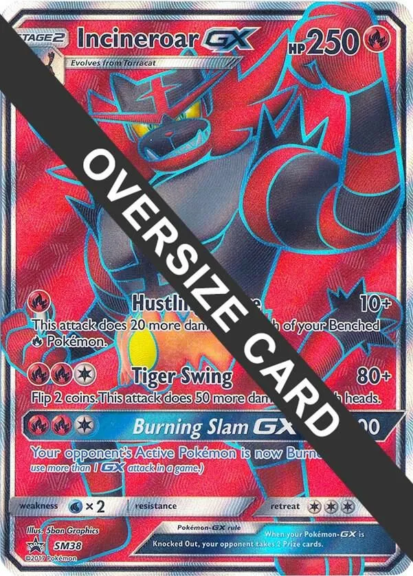 Incineroar GX — Jumbo Cards — Pokemon