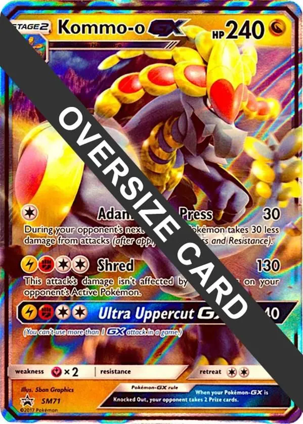 Kommo-o GX — Jumbo Cards — Pokemon