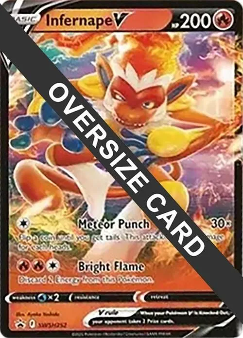 Infernape V — Jumbo Cards — Pokemon