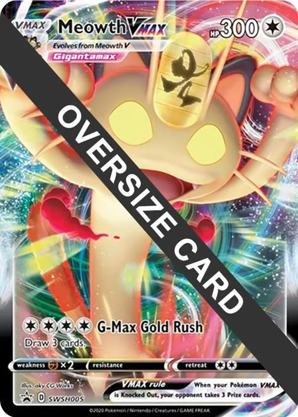 Meowth VMAX — Jumbo Cards — Pokemon