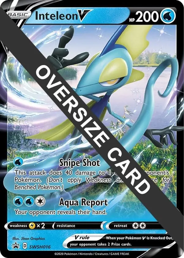 Inteleon V — Jumbo Cards — Pokemon