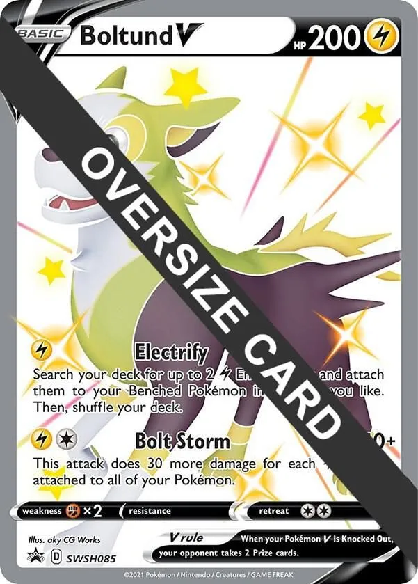Boltund V — Jumbo Cards — Pokemon