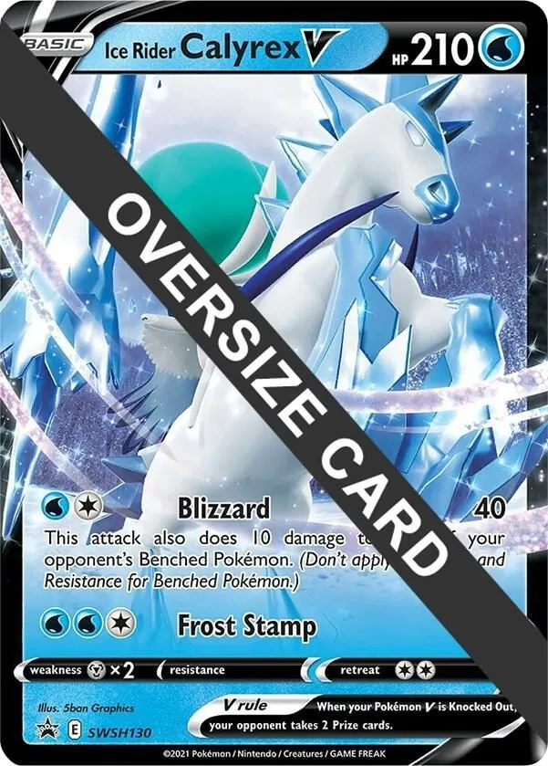 Ice Rider Calyrex V — Jumbo Cards — Pokemon