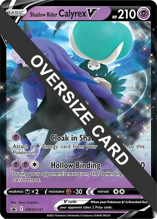 Shadow Rider Calyrex V — Jumbo Cards — Pokemon