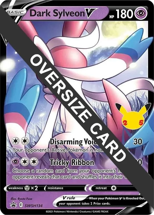 Dark Sylveon V — Jumbo Cards — Pokemon