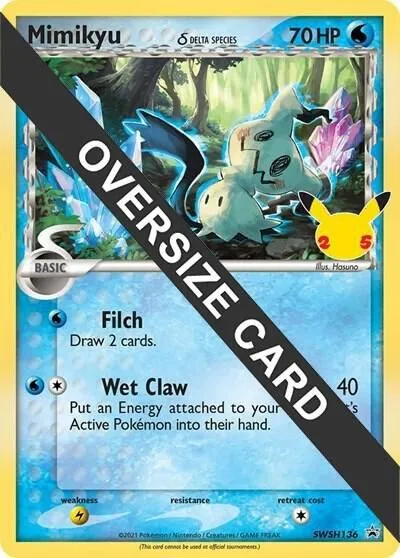 Mimikyu — Jumbo Cards — Pokemon