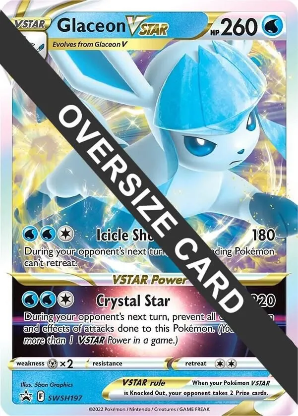 Glaceon VSTAR — Jumbo Cards — Pokémon