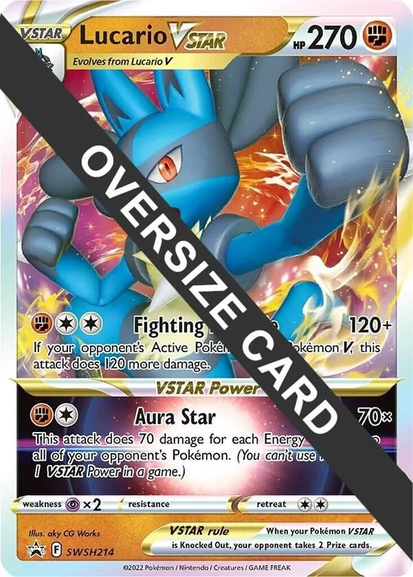 Lucario VSTAR — Jumbo Cards — Pokemon