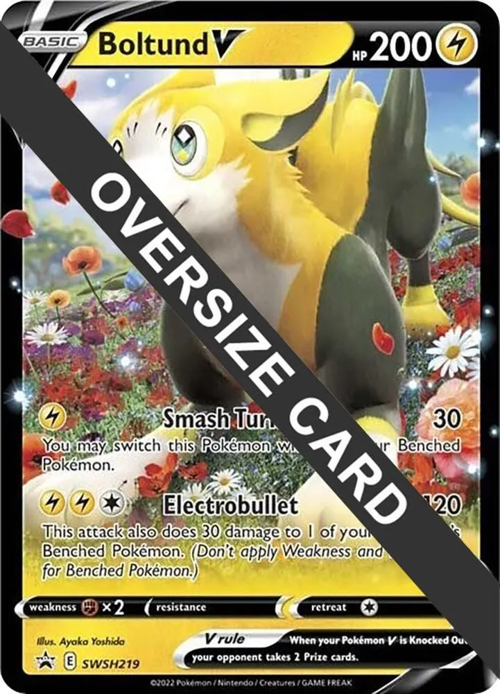 Boltund V — Jumbo Cards — Pokemon