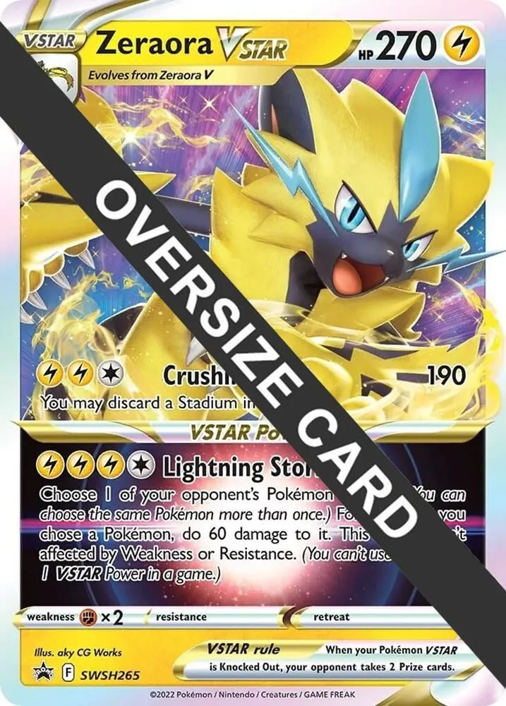 Zeraora VSTAR — Jumbo Cards — Pokemon