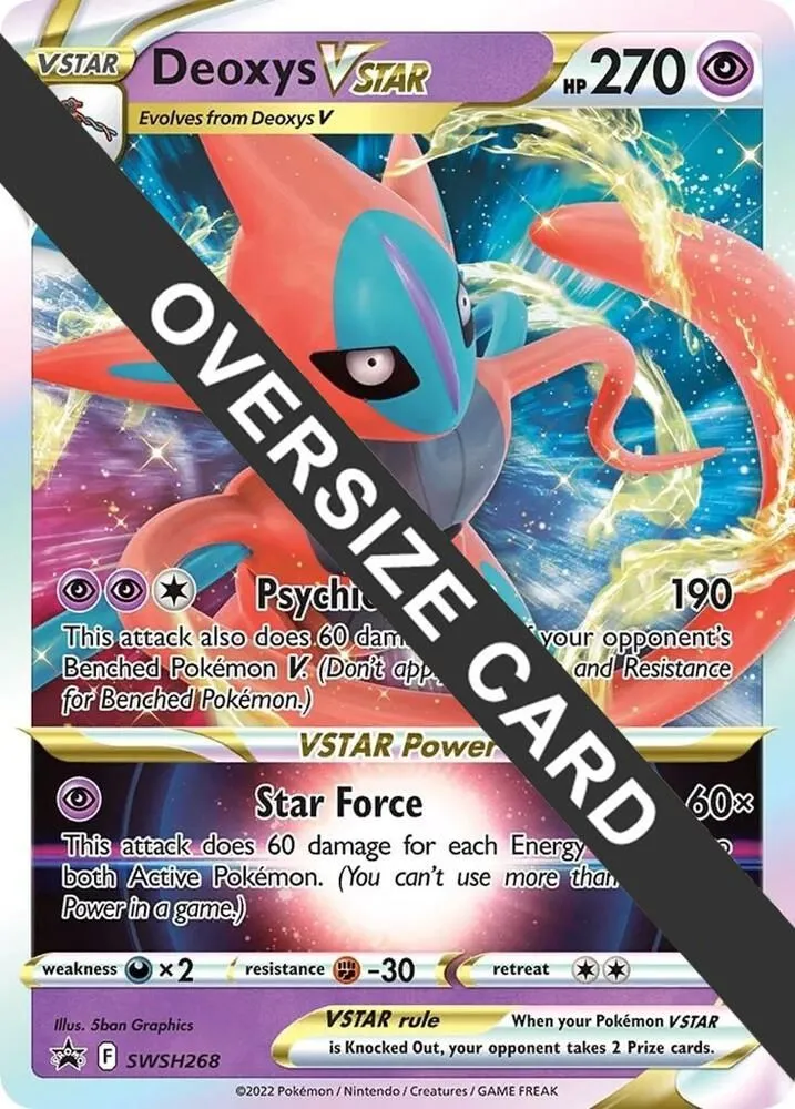 Deoxys VSTAR — Jumbo Cards — Pokemon