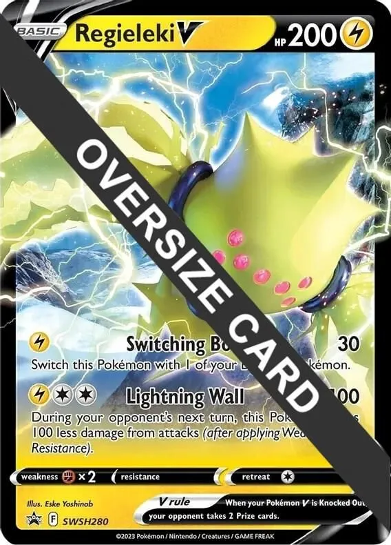 Regieleki V — Jumbo Cards — Pokemon