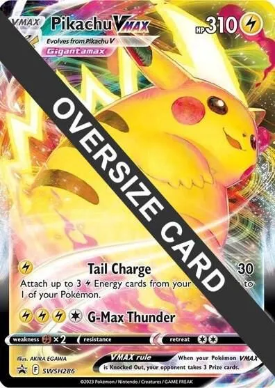 Pikachu VMAX — Jumbo Cards — Pokémon