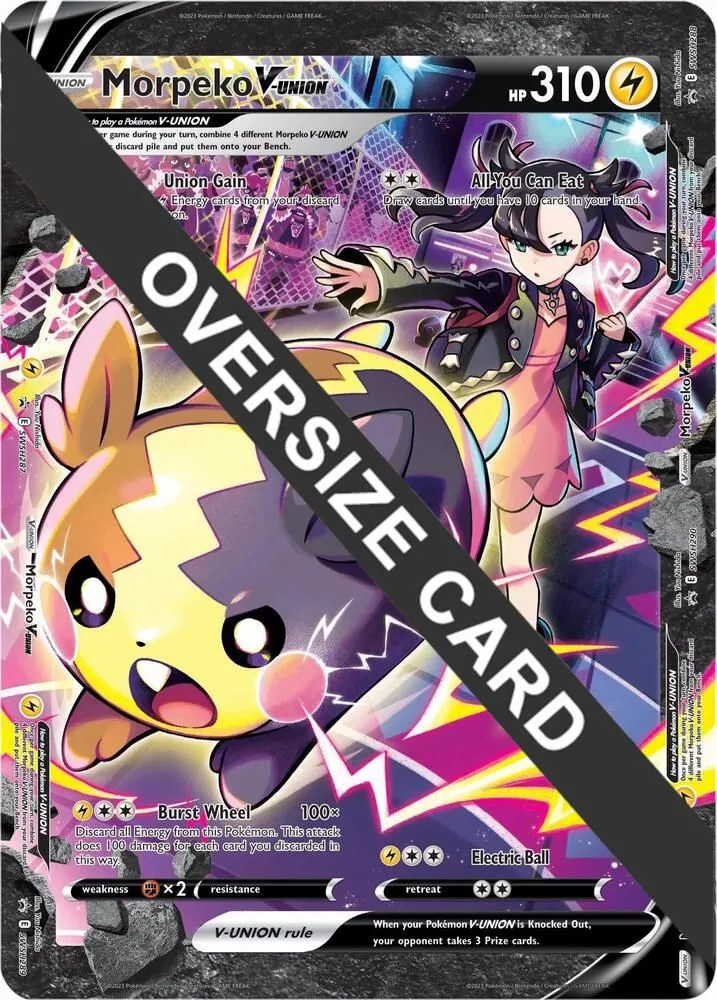 Morpeko V-Union — Jumbo Cards — Pokemon