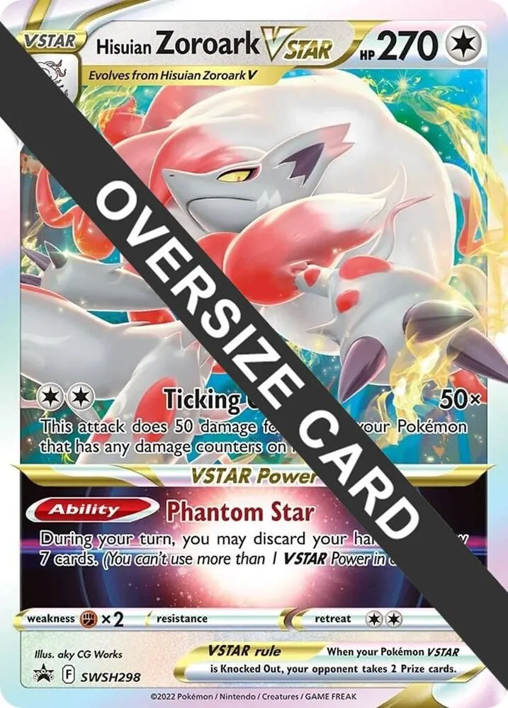Hisuian Zoroark VSTAR — Jumbo Cards — Pokemon