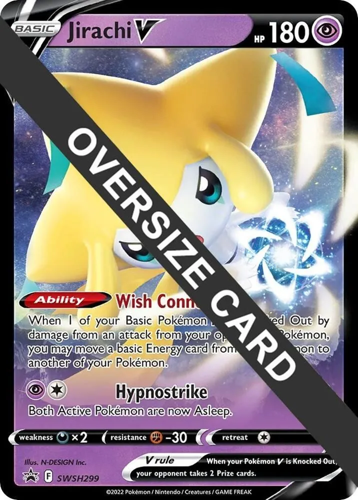 Jirachi V — Jumbo Cards — Pokemon