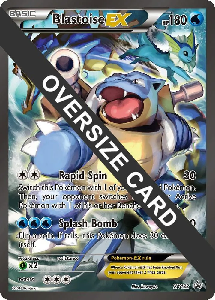 Blastoise EX — Jumbo Cards — Pokemon