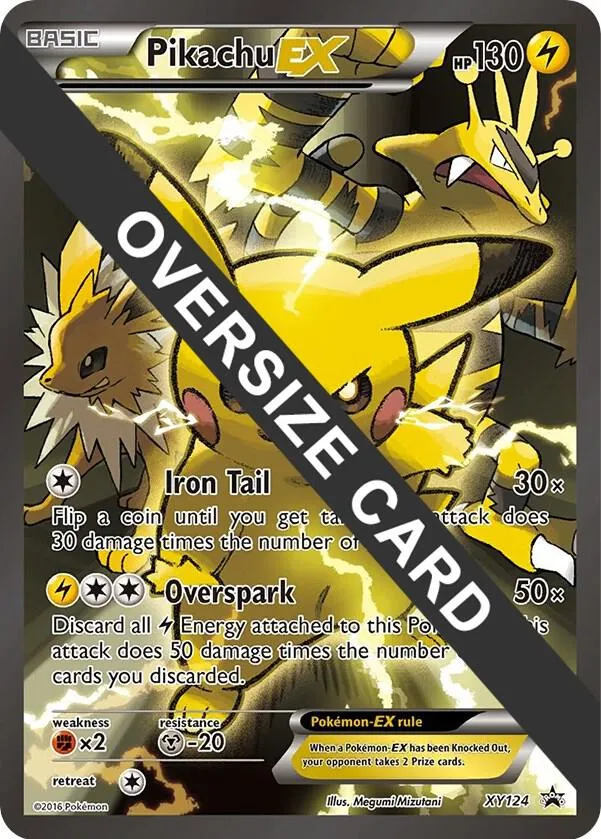 Pikachu EX — Jumbo Cards — Pokemon