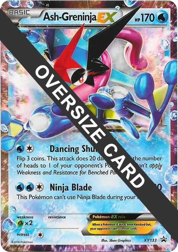 Ash-Greninja EX — Jumbo Cards — Pokemon