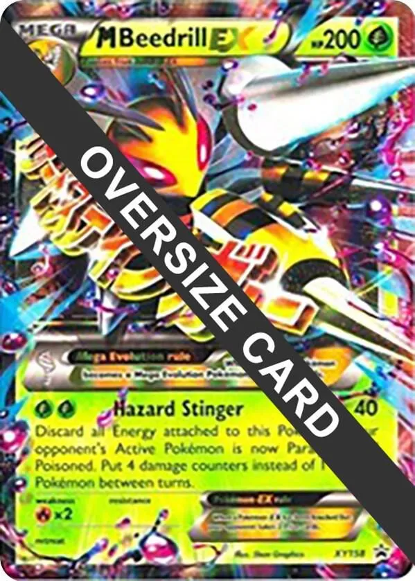 M Beedrill EX — Jumbo Cards — Pokemon