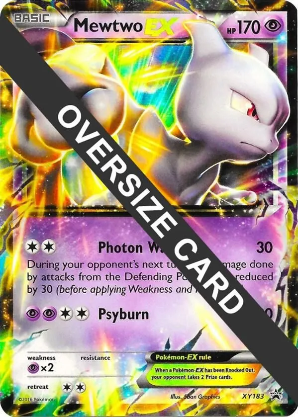 Mewtwo EX — Jumbo Cards — Pokemon