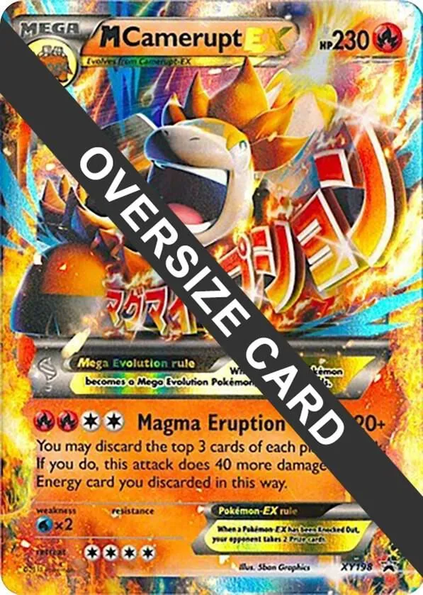 M Camerupt EX — Jumbo Cards — Pokémon