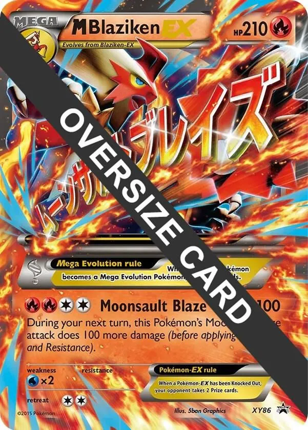 M Blaziken EX — Jumbo Cards — Pokemon