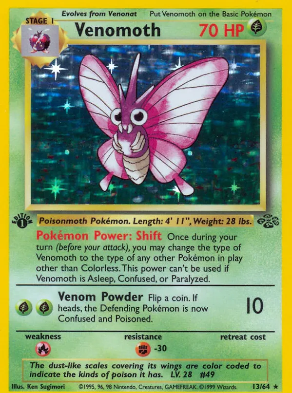 Venomoth — Jungle — Pokémon