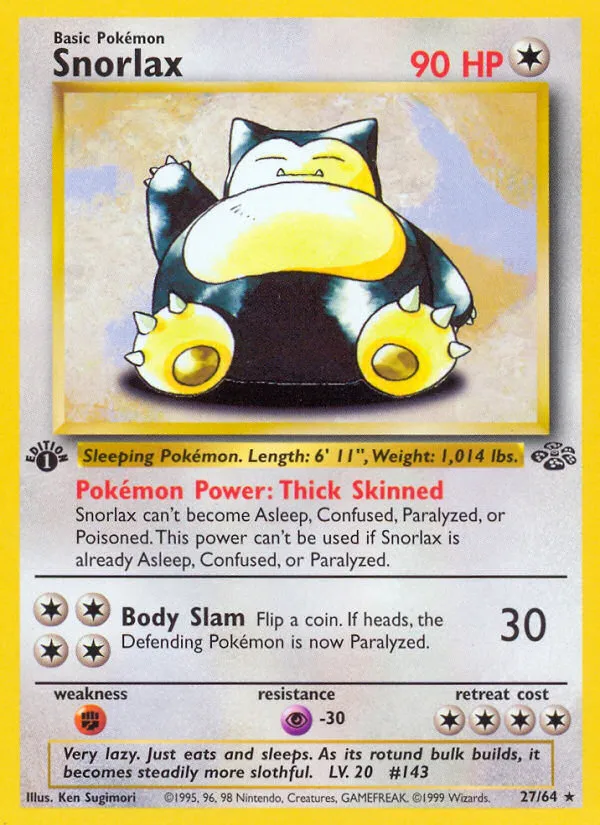 Snorlax — Jungle — Pokémon