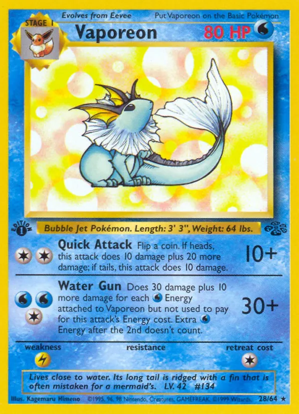 Vaporeon — Jungle — Pokémon