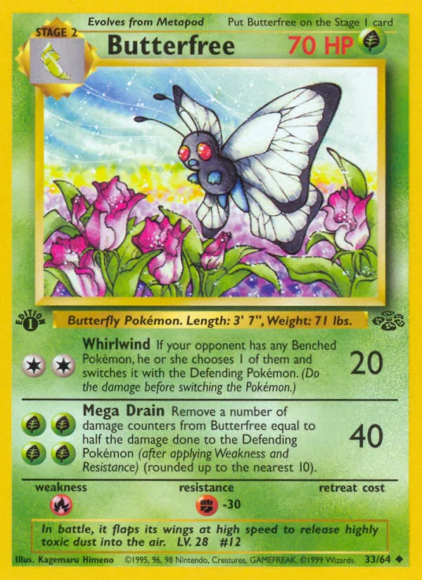 Butterfree — Jungle — Pokemon