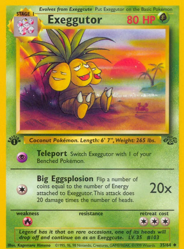 Exeggutor — Jungle — Pokémon