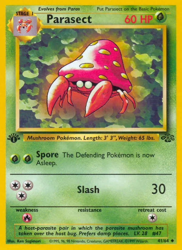 Parasect — Jungle — Pokémon