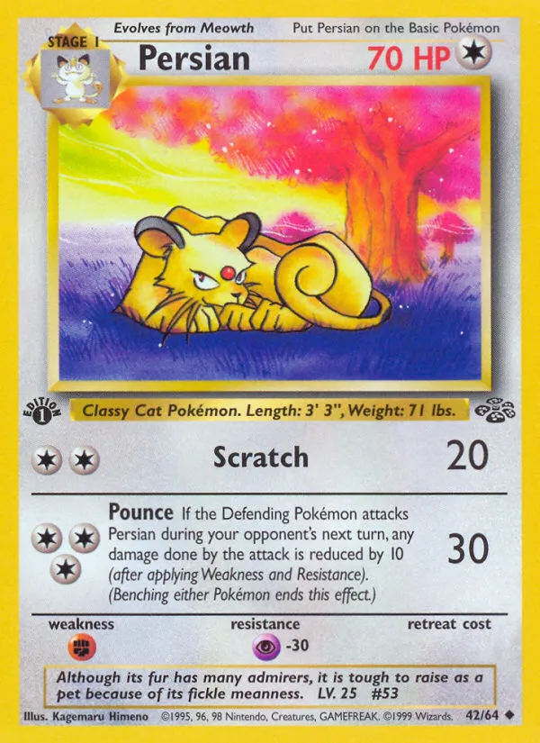 Persian — Jungle — Pokémon