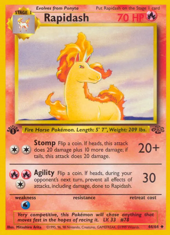 Rapidash — Jungle — Pokemon