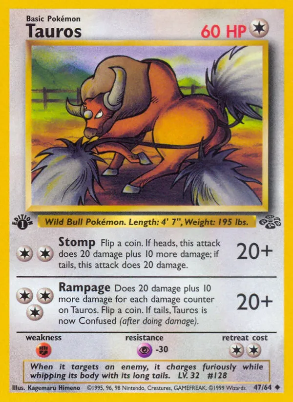 Tauros — Jungle — Pokémon