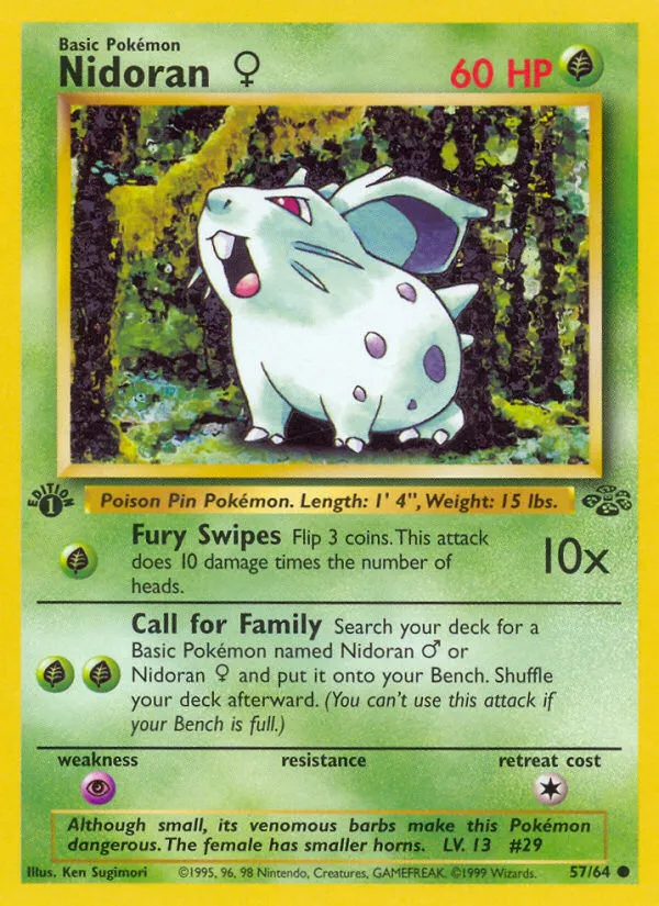 Nidoran F — Jungle — Pokémon