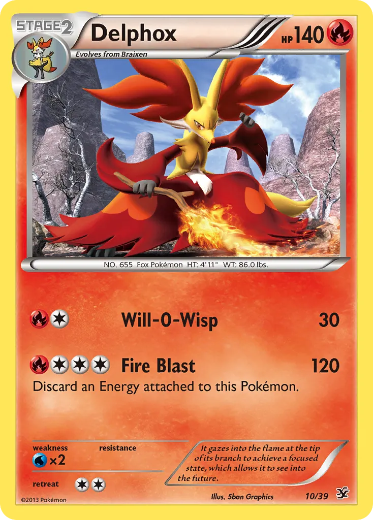 Delphox from Kalos Starter Set - Pokemon