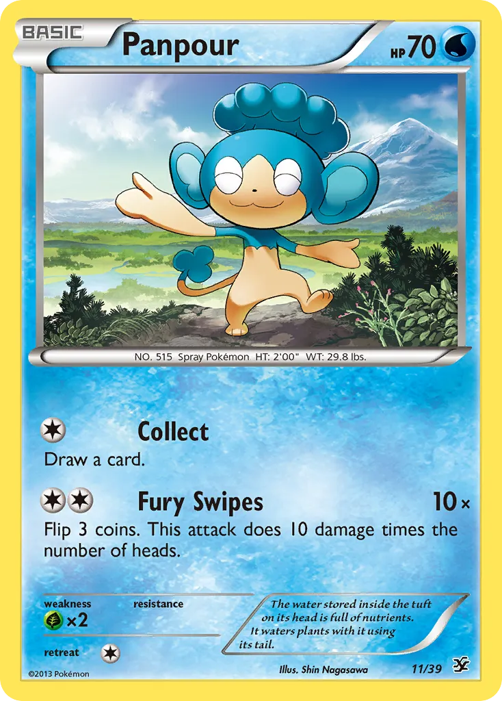 Panpour — Kalos Starter Set — Pokemon