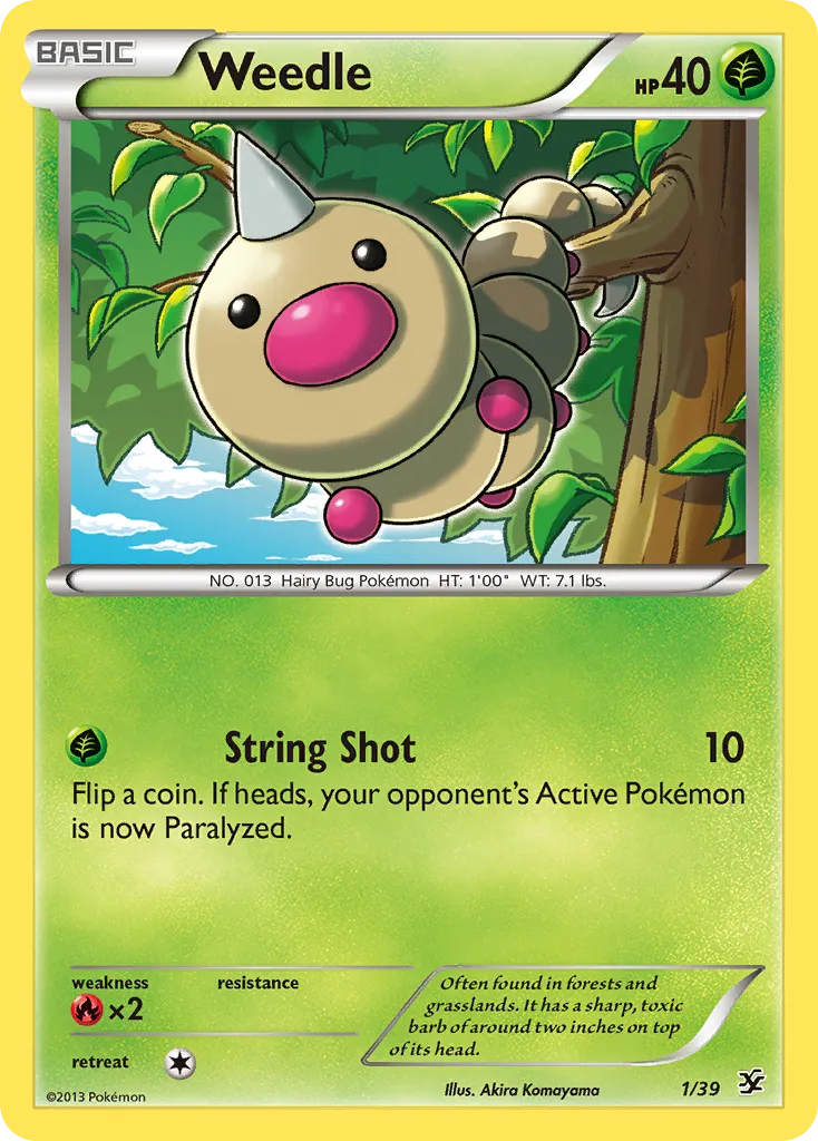 Weedle — Kalos Starter Set — Pokémon