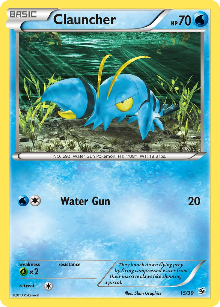 Clauncher — Kalos Starter Set — Pokémon