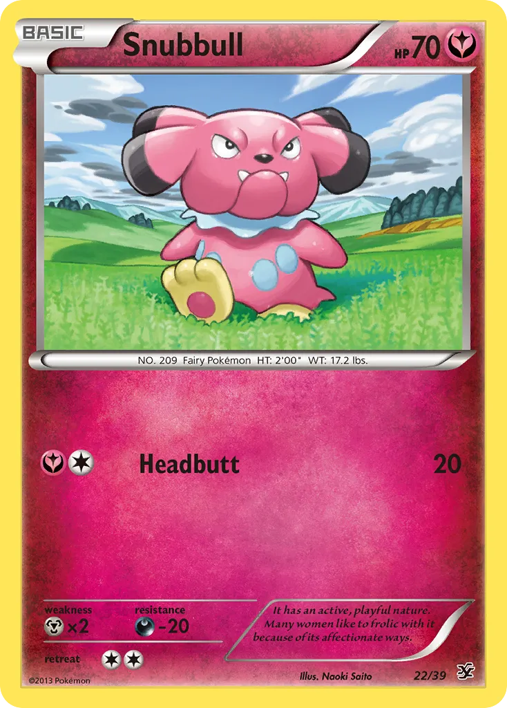Snubbull — Kalos Starter Set — Pokémon