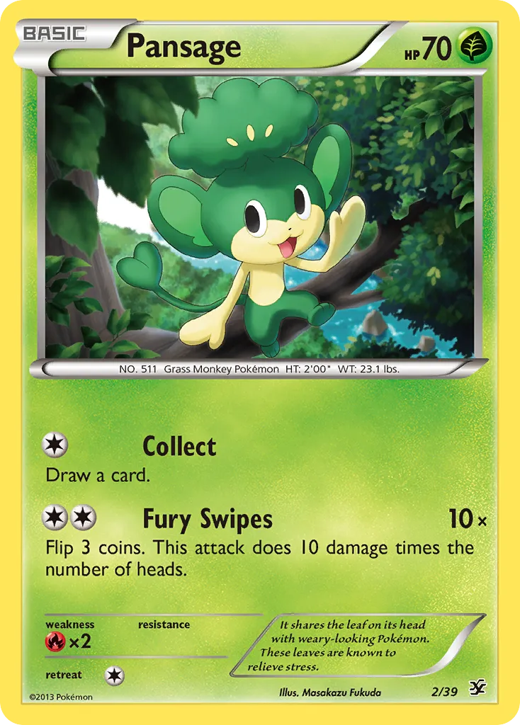 Pansage — Kalos Starter Set — Pokémon