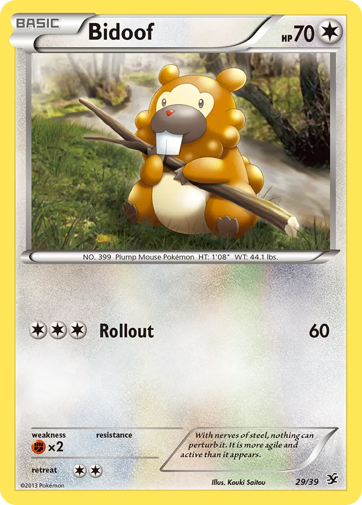 Bidoof — Kalos Starter Set — Pokémon