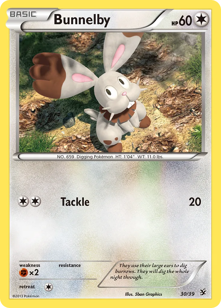 Bunnelby — Kalos Starter Set — Pokémon