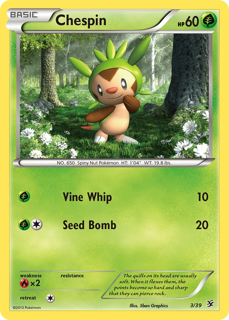 Chespin — Kalos Starter Set — Pokémon