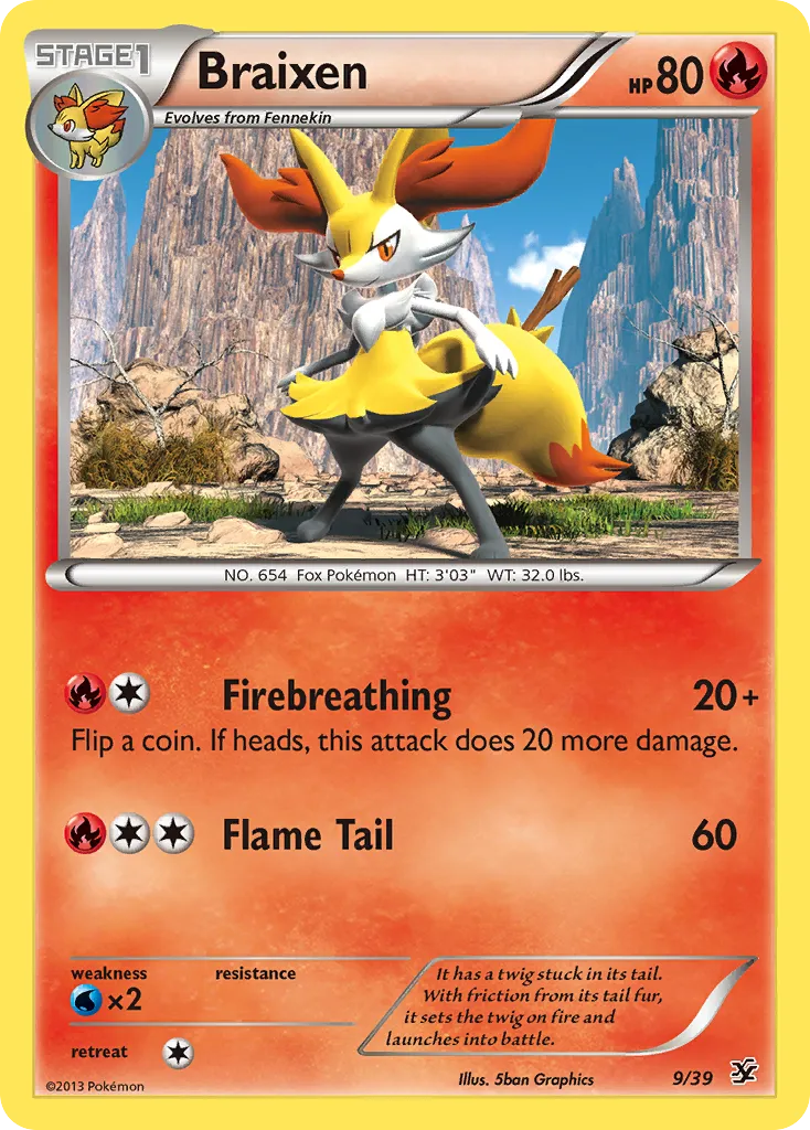 Braixen — Kalos Starter Set — Pokémon