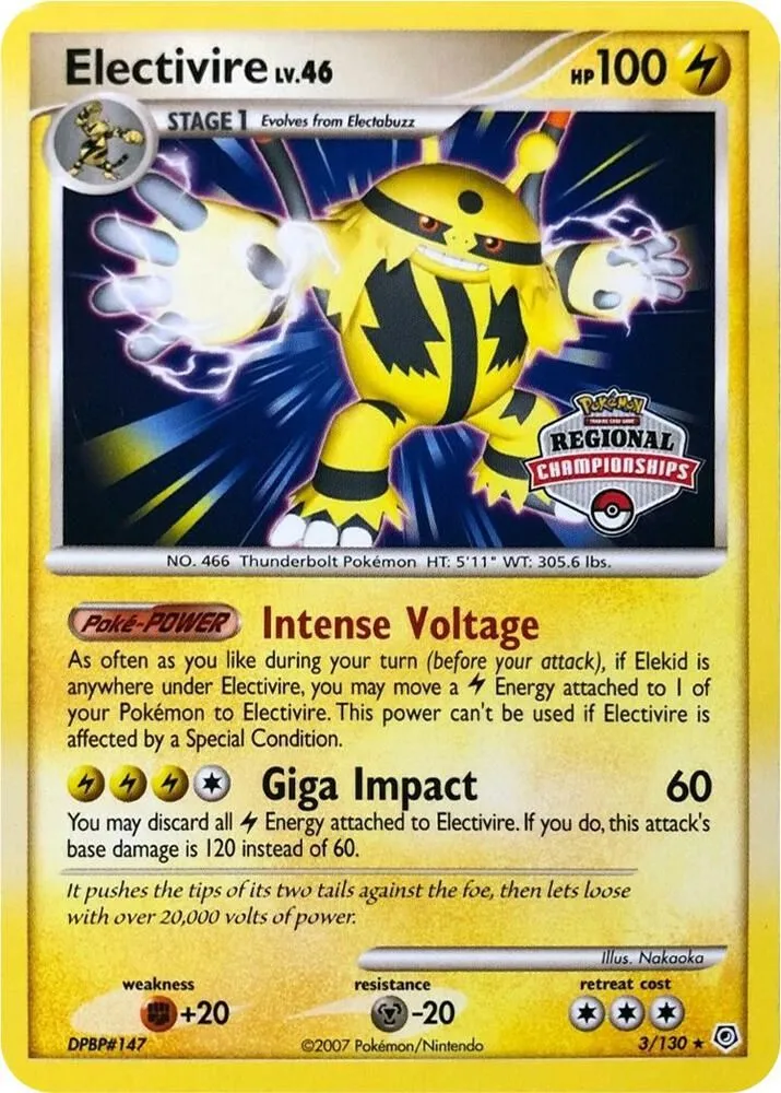 Electivire — League & Championship Cards — Pokemon